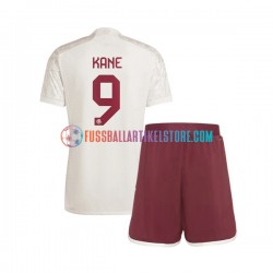 FC Bayern München Ausweichausrüstung Harry Kane 9 2023-2024 Kinder Set(Trikot und Hose) S/S
