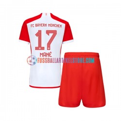 FC Bayern München Heimausrüstung Sadio Mane 17 2023-2024 Kinder Set(Trikot und Hose) S/S