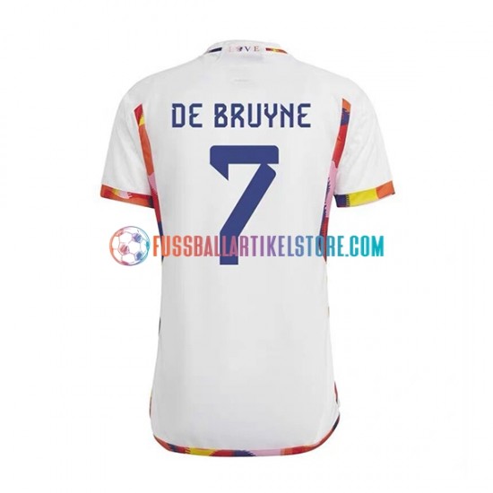 Belgien Auswärtsausrüstung De Bruyne 7 World Cup 2022 Herren Trikot S/S