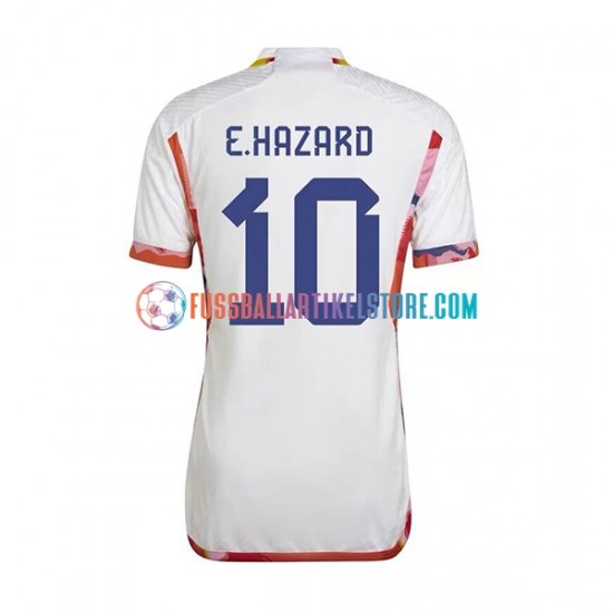 Belgien Auswärtsausrüstung Eden Hazard 10 World Cup 2022 Herren Trikot S/S