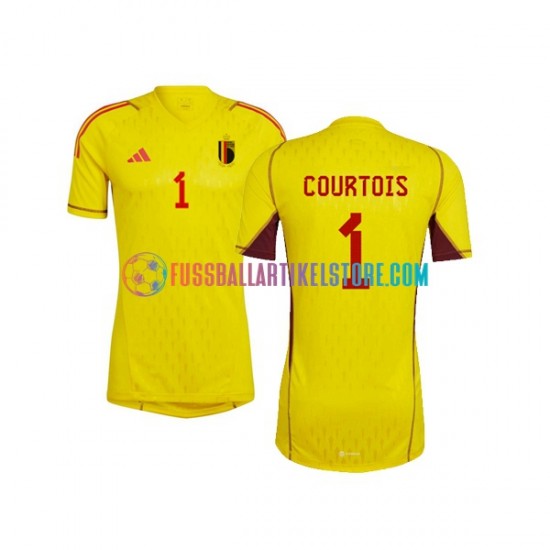 Belgien Auswärtsausrüstung Torwart Courtois 1 World Cup 2022 Herren Trikot S/S