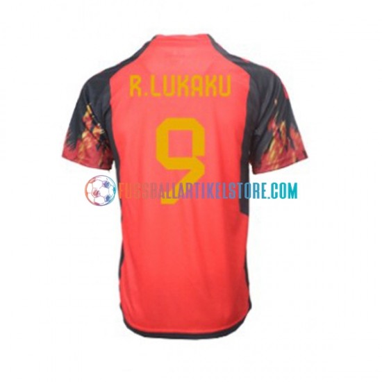 Belgien Heimausrüstung Lukaku 9 World Cup 2022 Herren Trikot S/S