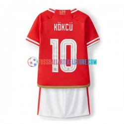 Benfica Heimausrüstung Orkun Kokcu 10 2023-2024 Kinder Set(Trikot und Hose) S/S