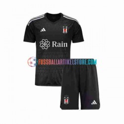 Besiktas Heimausrüstung Torwart 2023-2024 Kinder Set(Trikot und Hose) S/S