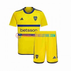 Auswärtsausrüstung Boca Juniors 2023-2024 Kinder Set(Trikot und Hose) S/S