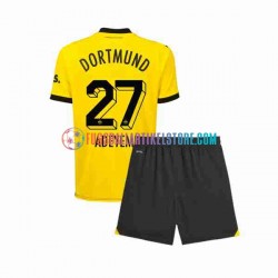 Borussia Dortmund Heimausrüstung Karim Adeyemi 27 2023-2024 Kinder Set(Trikot und Hose) S/S