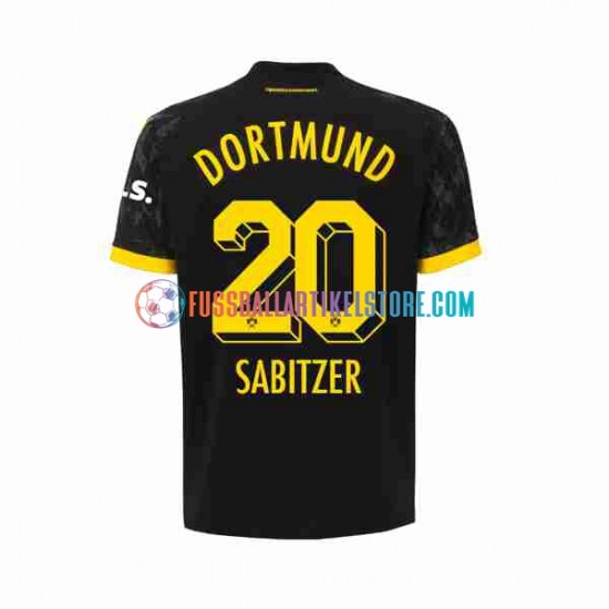 Borussia Dortmund Auswärtsausrüstung Marcel Sabitzer 20 2023-2024 Herren Trikot S/S