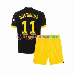 Borussia Dortmund Auswärtsausrüstung Marco Reus 11 2023-2024 Kinder Set(Trikot und Hose) S/S