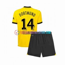 Borussia Dortmund Heimausrüstung Niclas Fullkrug 14 2023-2024 Kinder Set(Trikot und Hose) S/S