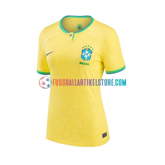 Brasilien Heimausrüstung frauen trikot World Cup 2022 S/S