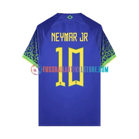 Brasilien Auswärtsausrüstung Neymar JR 10 World Cup 2022 Herren Trikot S/S