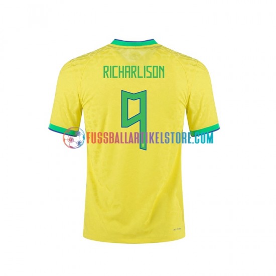 Brasilien Heimausrüstung RICHARLISON 9 2022 Herren Trikot S/S