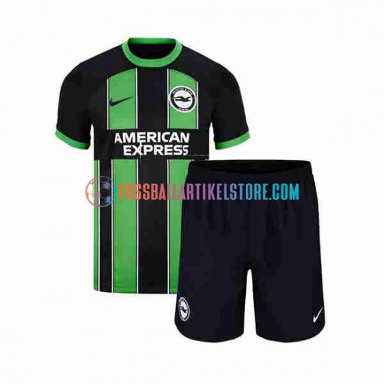 Brighton Hove Albion Auswärtsausrüstung 2023-2024 Kinder Set(Trikot und Hose) S/S