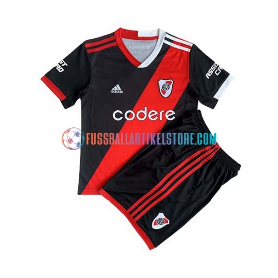 River Plate Ausweichausrüstung 2023-2024 Kinder Set(Trikot und Hose) S/S