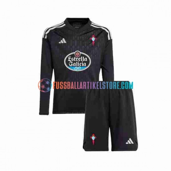 Celta de Vigo Auswärtsausrüstung Torwart 2023-2024 Kinder Set(Trikot und Hose) L/S