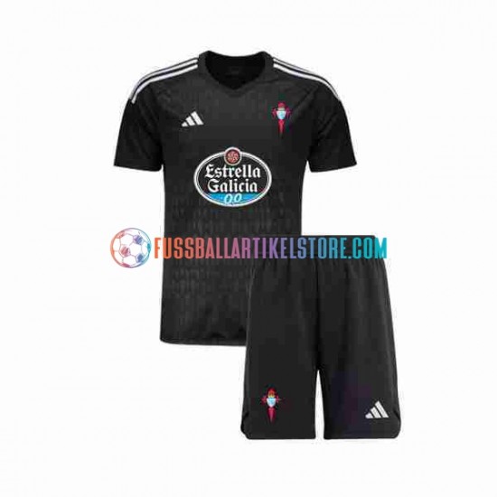 Celta de Vigo Auswärtsausrüstung Torwart 2023-2024 Kinder Set(Trikot und Hose) S/S