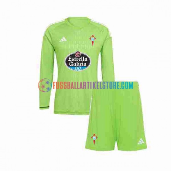 Celta de Vigo Heimausrüstung Torwart 2023-2024 Kinder Set(Trikot und Hose) L/S