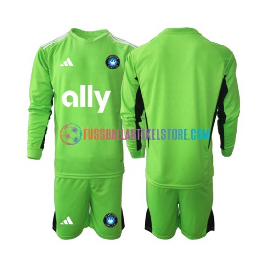 Charlotte FC Heimausrüstung Torwart 2023-2024 Kinder Set(Trikot und Hose) L/S