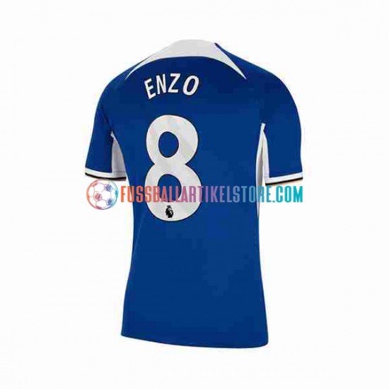 Chelsea Heimausrüstung Enzo Fernandez 8 2023-2024 Herren Trikot S/S