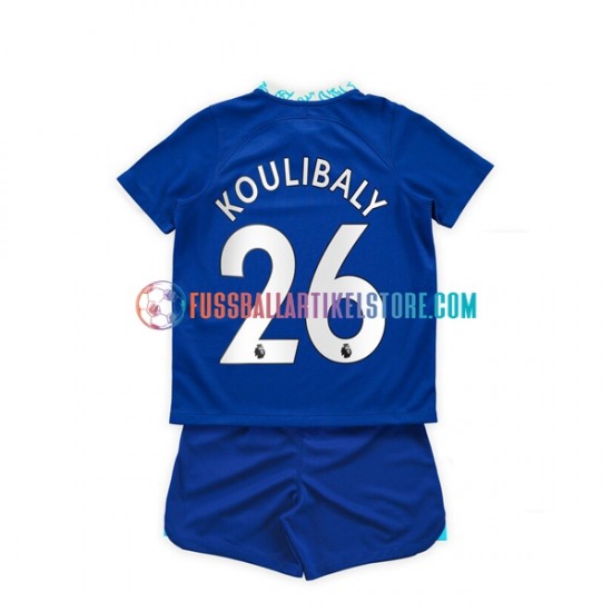 Chelsea Heimausrüstung Kalidou Koulibaly 26 2022-2023 Kinder Set(Trikot und Hose) S/S