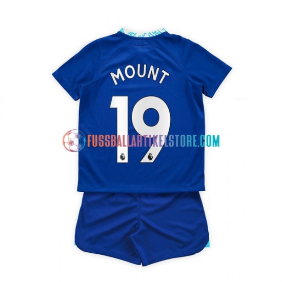 Chelsea Heimausrüstung Mason Mount 19 2022-2023 Kinder Set(Trikot und Hose) S/S