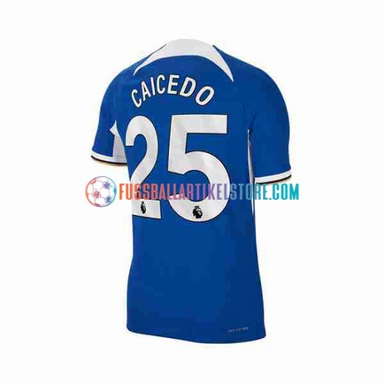 Chelsea Heimausrüstung Moises Caicedo 25 2023-2024 Herren Trikot S/S