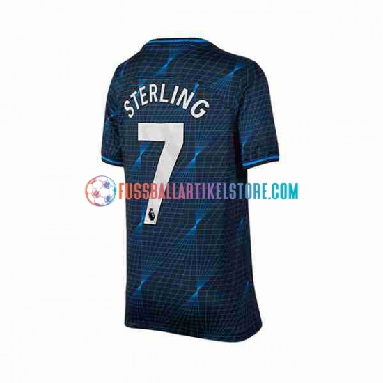 Chelsea Auswärtsausrüstung Raheem Sterling 7 2023-2024 Herren Trikot S/S