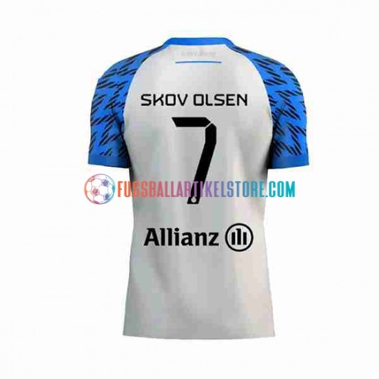 Club Brugge Auswärtsausrüstung Andreas Skov Olsen 7 2023-2024 Herren Trikot S/S