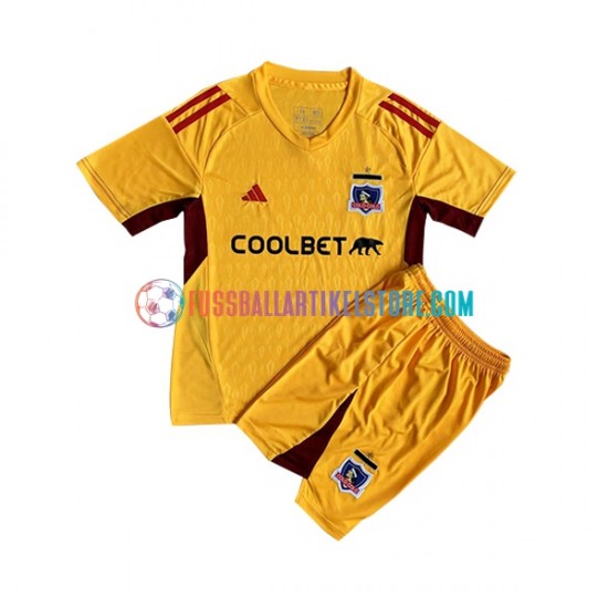 Colo-Colo Heimausrüstung Torwart 2023 Kinder Set(Trikot und Hose) S/S