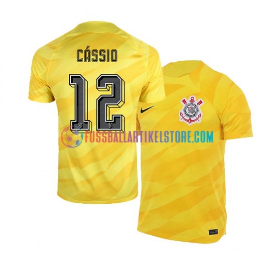 Corinthians Auswärtsausrüstung Torwart Cassio 12 2023-2024 Herren Trikot S/S