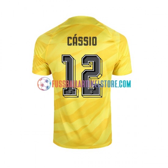 Corinthians Auswärtsausrüstung Torwart Cassio 12 2023-2024 Herren Trikot S/S