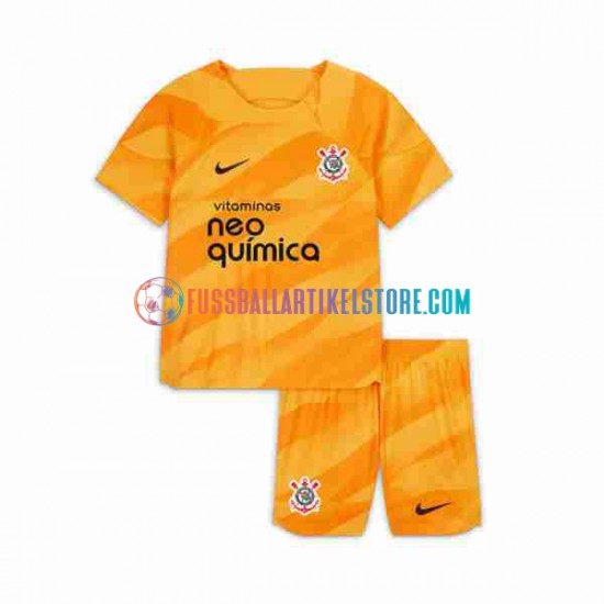 Corinthians Ausweichausrüstung Torwart 2023-2024 Kinder Set(Trikot und Hose) S/S