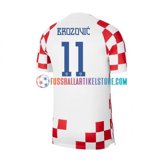 Kroatien Heimausrüstung Brozovic 11 World Cup 2022 Herren Trikot S/S