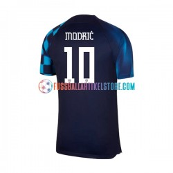 Kroatien Auswärtsausrüstung Modrić 10 World Cup 2022 Herren Trikot S/S