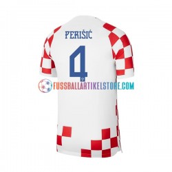 Kroatien Heimausrüstung Perisic 4 World Cup 2022 Herren Trikot S/S