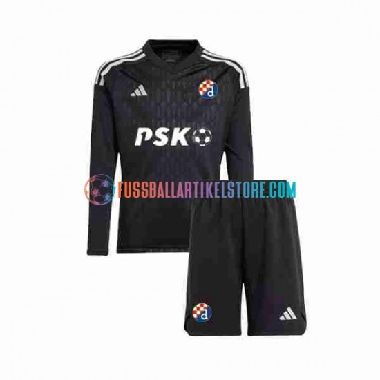 Dinamo Zagreb Auswärtsausrüstung Torwart 2023-2024 Kinder Set(Trikot und Hose) L/S