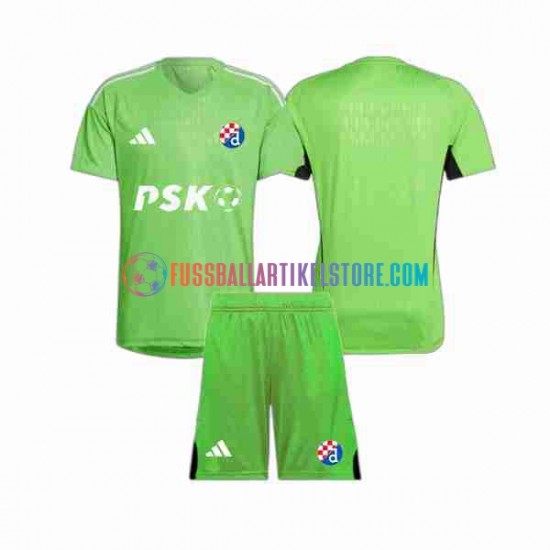 Dinamo Zagreb Heimausrüstung Torwart 2023-2024 Kinder Set(Trikot und Hose) S/S