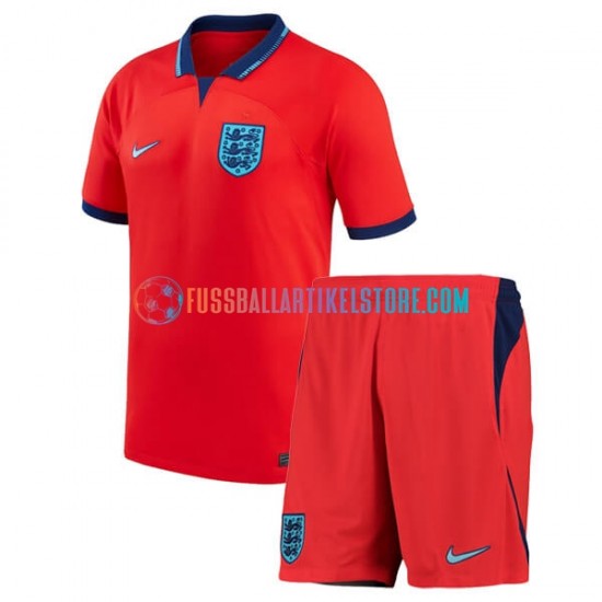 England Auswärtsausrüstung World Cup 2022 Kinder Set(Trikot und Hose) S/S