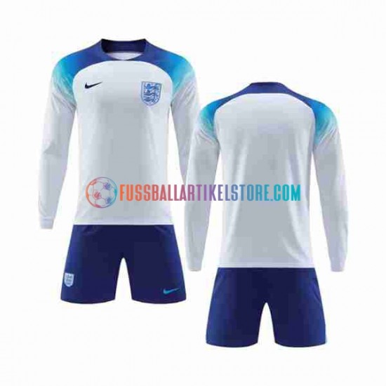 England Heimausrüstung World Cup 2022 Kinder Set(Trikot und Hose) L/S