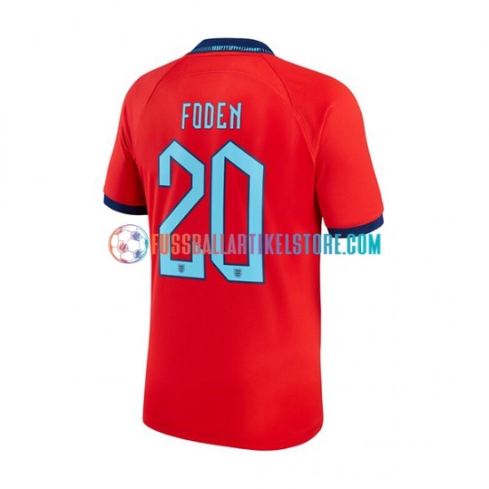 England Auswärtsausrüstung Foden 20 World Cup 2022 Herren Trikot S/S