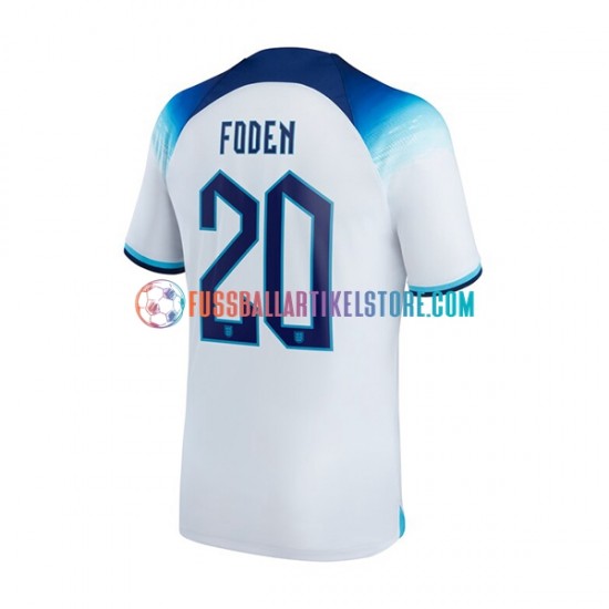 England Heimausrüstung Foden 20 World Cup 2022 Herren Trikot S/S