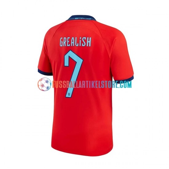 England Auswärtsausrüstung Grealish 7 World Cup 2022 Herren Trikot S/S