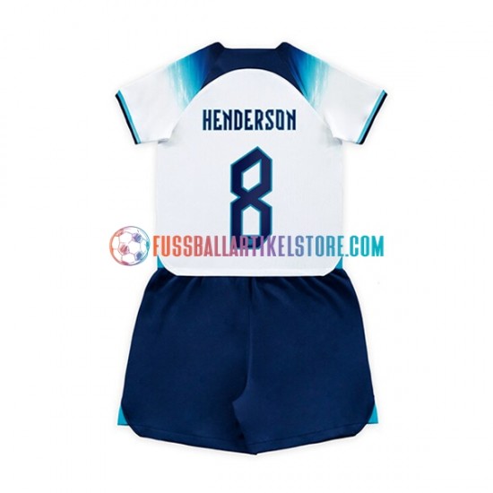 England Heimausrüstung Henderson 8 World Cup 2022 Kinder Set(Trikot und Hose) S/S