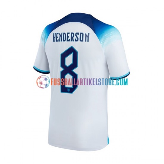 England Heimausrüstung Henderson 8 World Cup 2022 Herren Trikot S/S