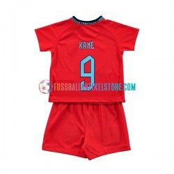 England Auswärtsausrüstung Kane 9 World Cup 2022 Kinder Set(Trikot und Hose) S/S