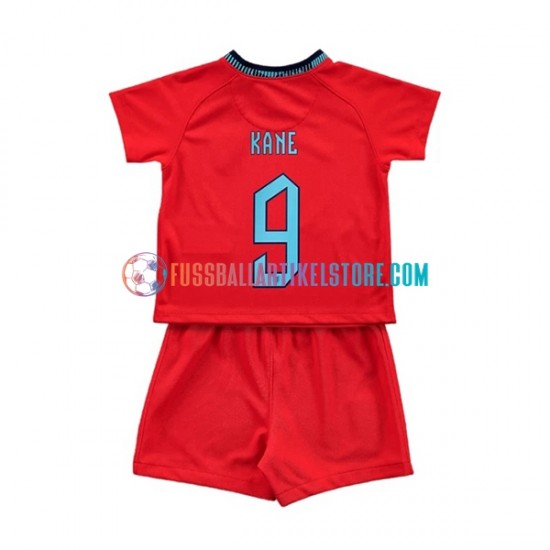 England Auswärtsausrüstung Kane 9 World Cup 2022 Kinder Set(Trikot und Hose) S/S