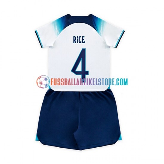 England Heimausrüstung Rice 4 World Cup 2022 Kinder Set(Trikot und Hose) S/S