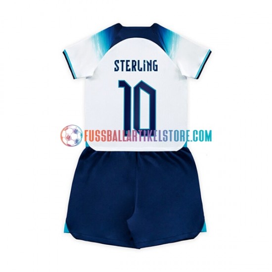 England Heimausrüstung Sterling 10 World Cup 2022 Kinder Set(Trikot und Hose) S/S