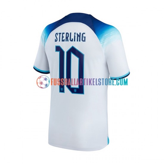 England Heimausrüstung Sterling 10 World Cup 2022 Herren Trikot S/S