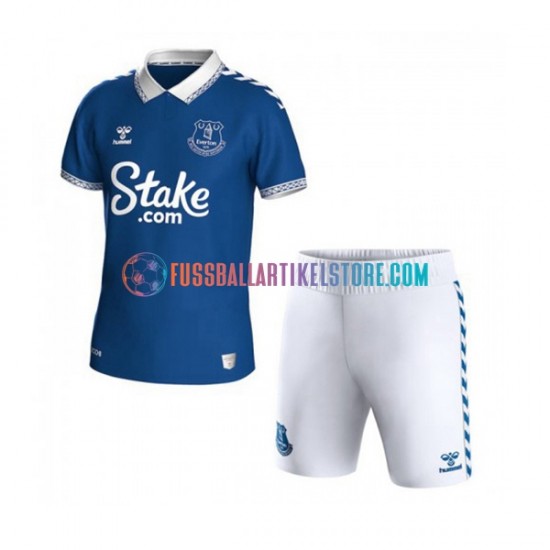 Everton Heimausrüstung 2023-2024 Kinder Set(Trikot und Hose) S/S